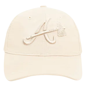 MLB ATLANTA BRAVES NEUTRAL MEN'S DAD HAT (EGGSHELL)