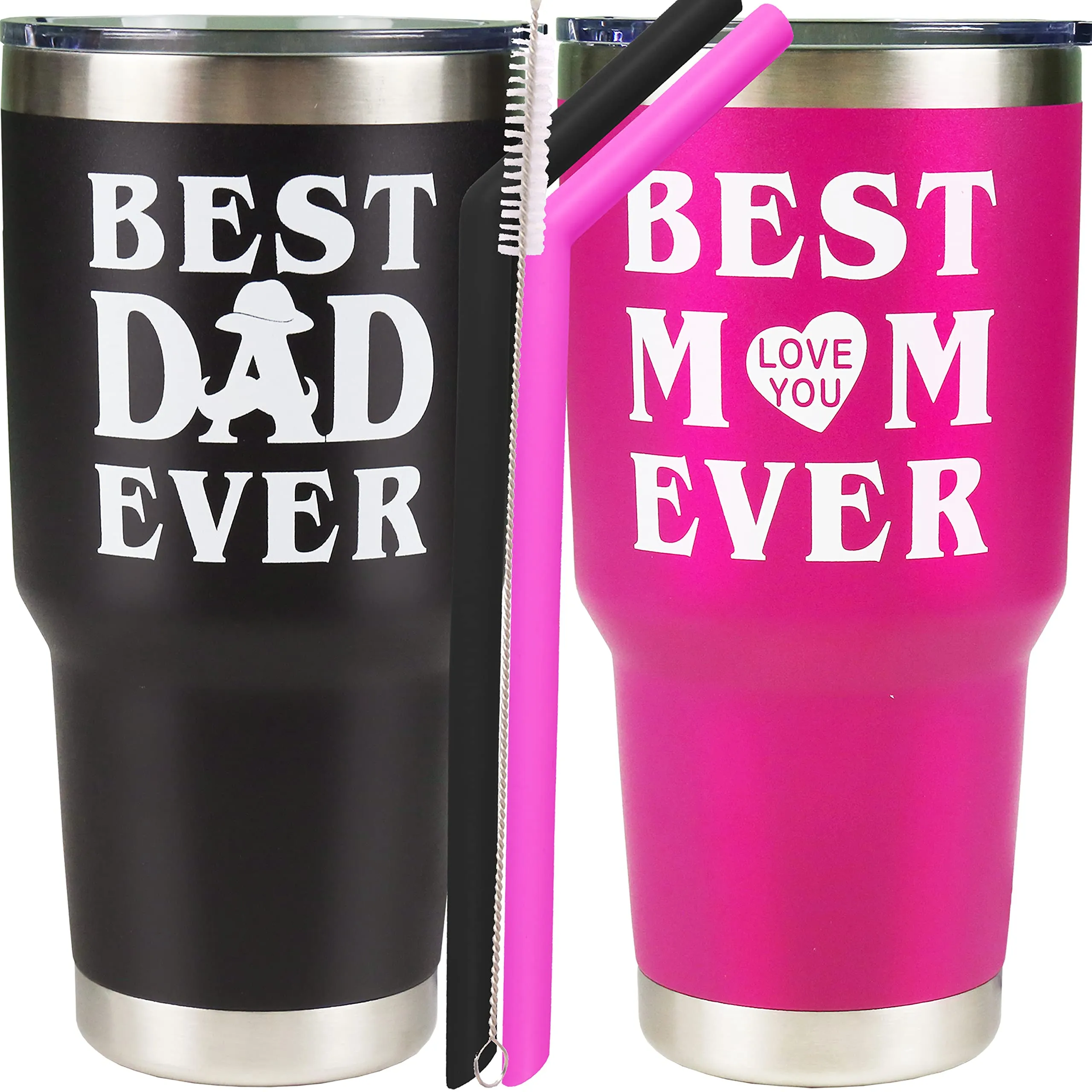 Mom and Dad Tumbler Set,Mom and Dad Tumbler,Gifts for Mom and Dad Anniversary,Gifts