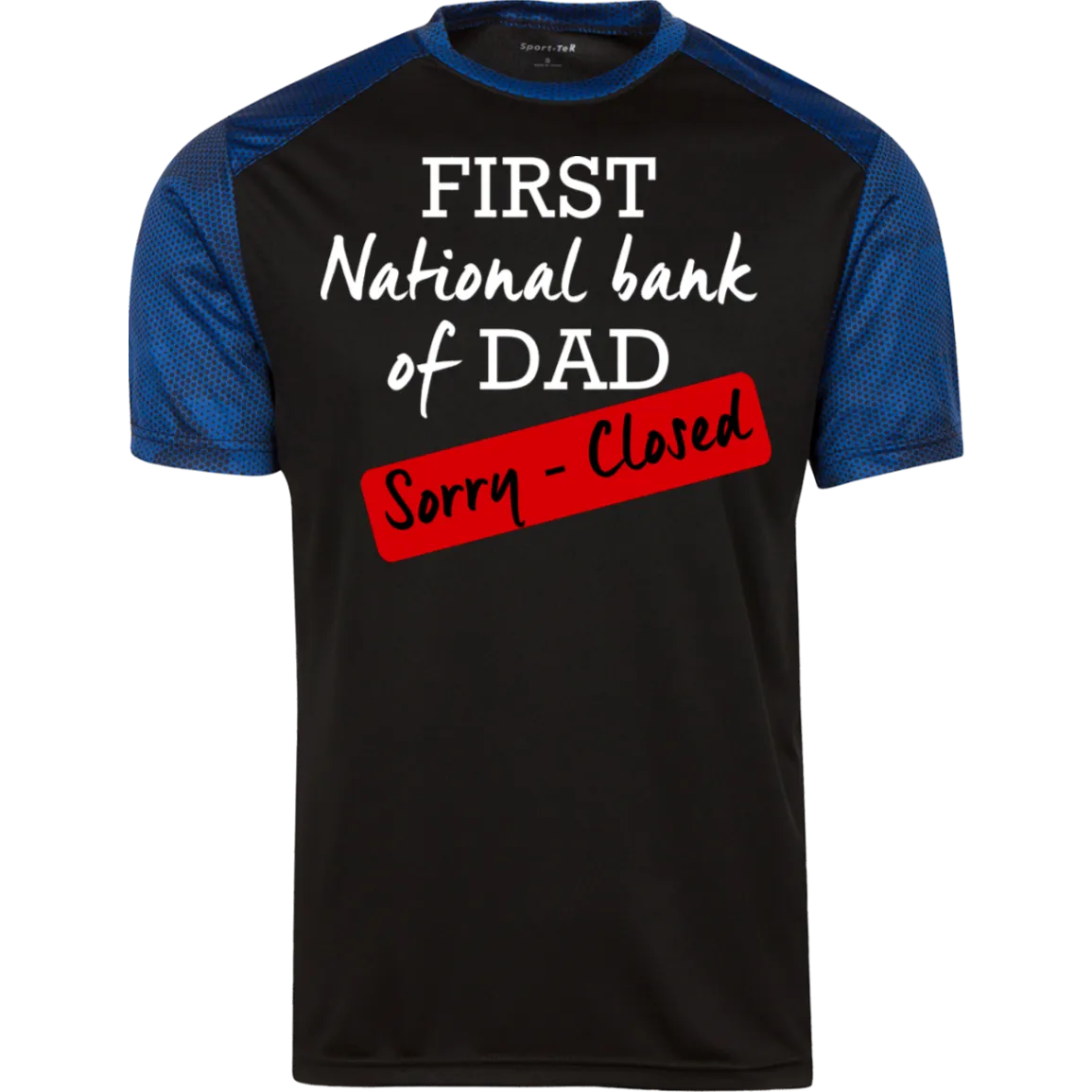 National Bank of Dad CamoHex  T-Shirt