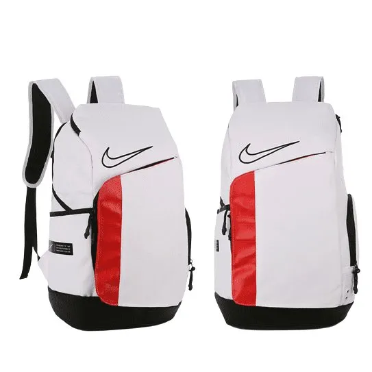 NIKE ELITE PRO BASKETBALL BACKPACK WHITE AND RED