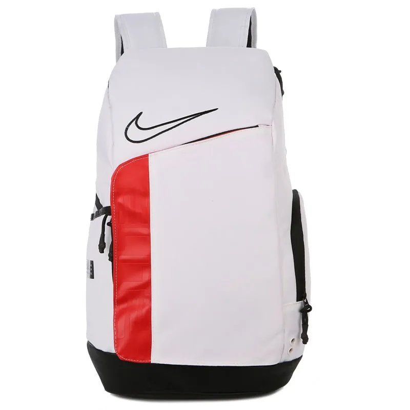 NIKE ELITE PRO BASKETBALL BACKPACK WHITE AND RED