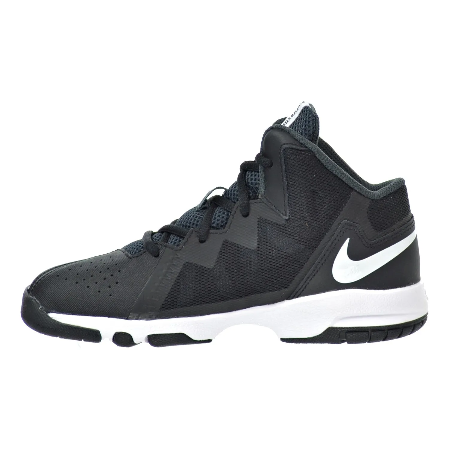 Nike Stutter Step 2 (PS) Little Kid's Shoes Black/White/Stealth-Anthracite