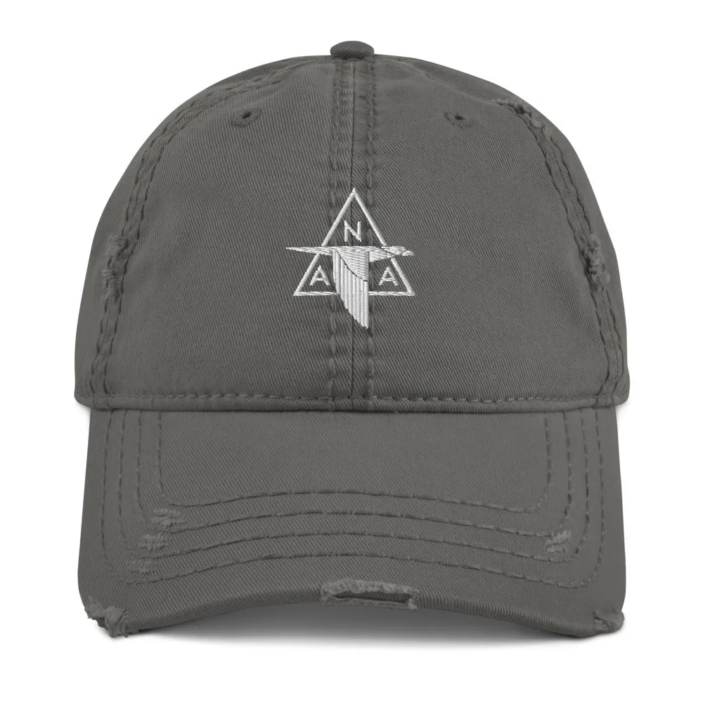 North American Aviation Mini Logo Distressed Dad Hat