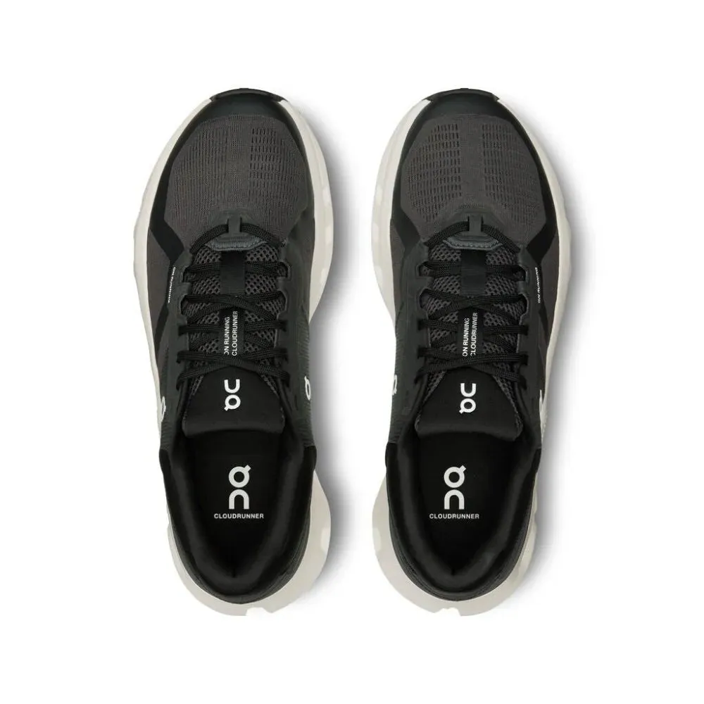 On Men's Cloudrunner 2 (Wide Width) - Eclipse/Black