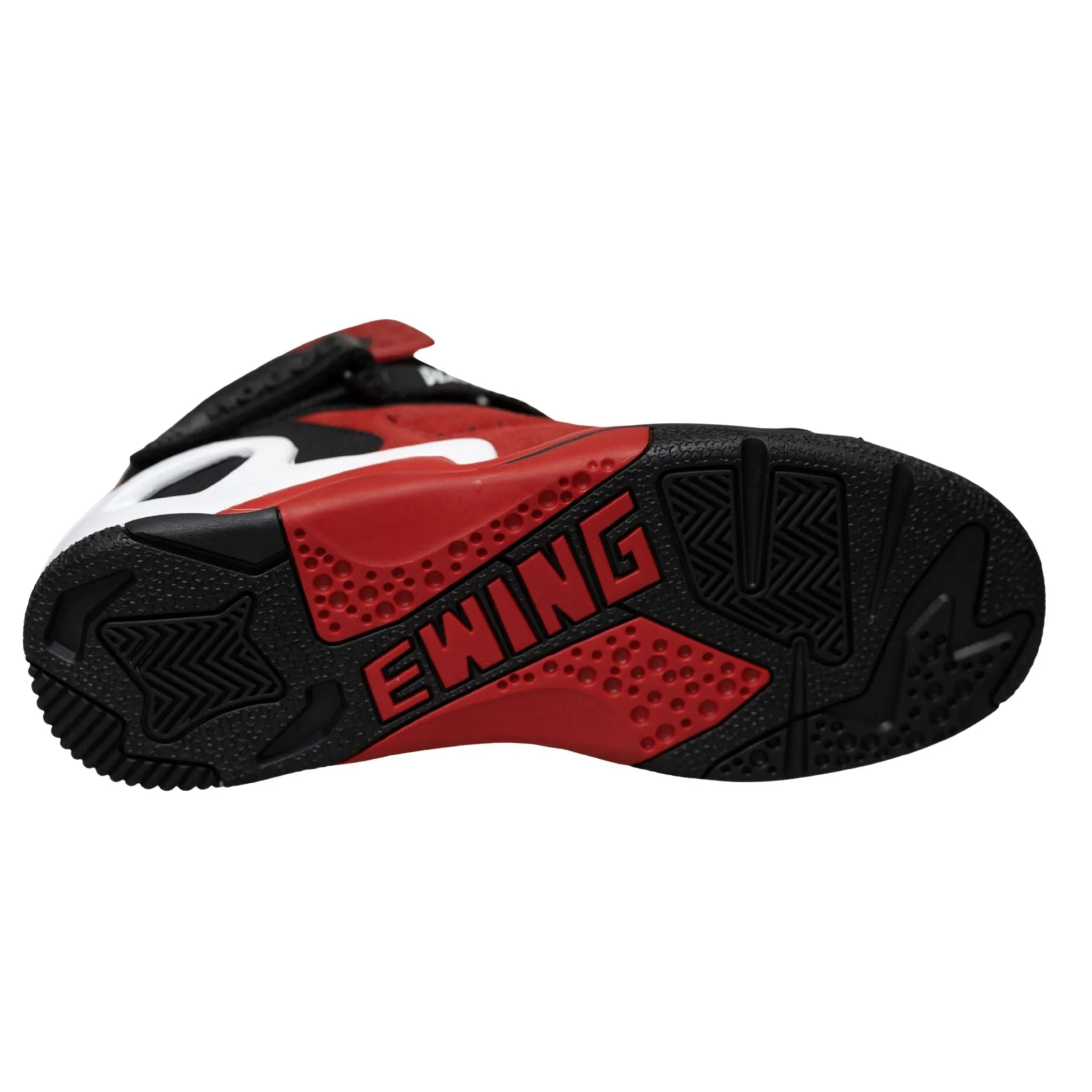 Patrick Ewing Athletics Men's 1BM01784 602 ROGUE X DEATH ROW RECORDS Red Black Basketball Shoes