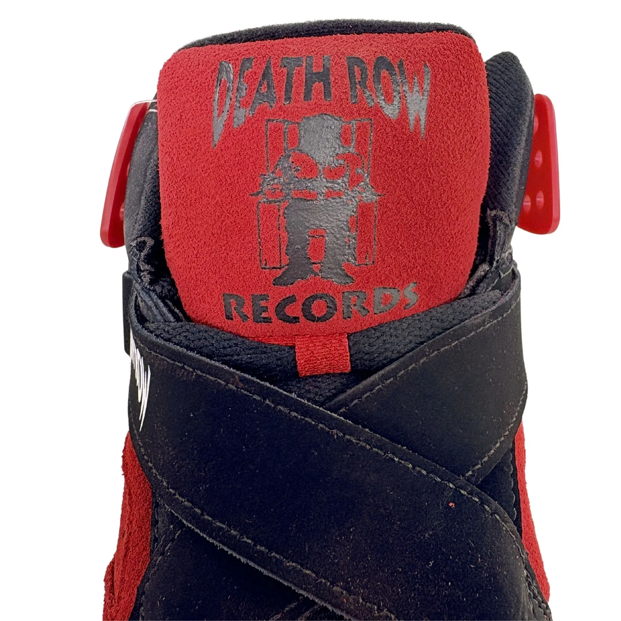 Patrick Ewing Athletics Men's 1BM01784 602 ROGUE X DEATH ROW RECORDS Red Black Basketball Shoes