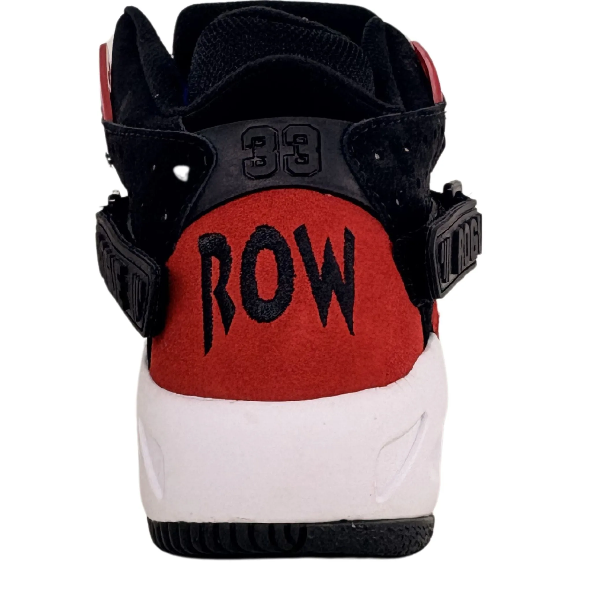 Patrick Ewing Athletics Men's 1BM01784 602 ROGUE X DEATH ROW RECORDS Red Black Basketball Shoes