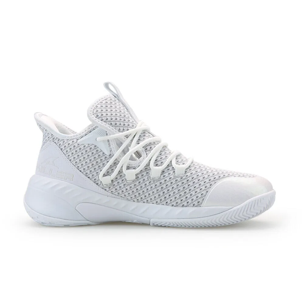 PEAK  Professional Basketball Shoes Mid Sneakers White