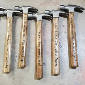 Personalized Gift - Engraved Hammer