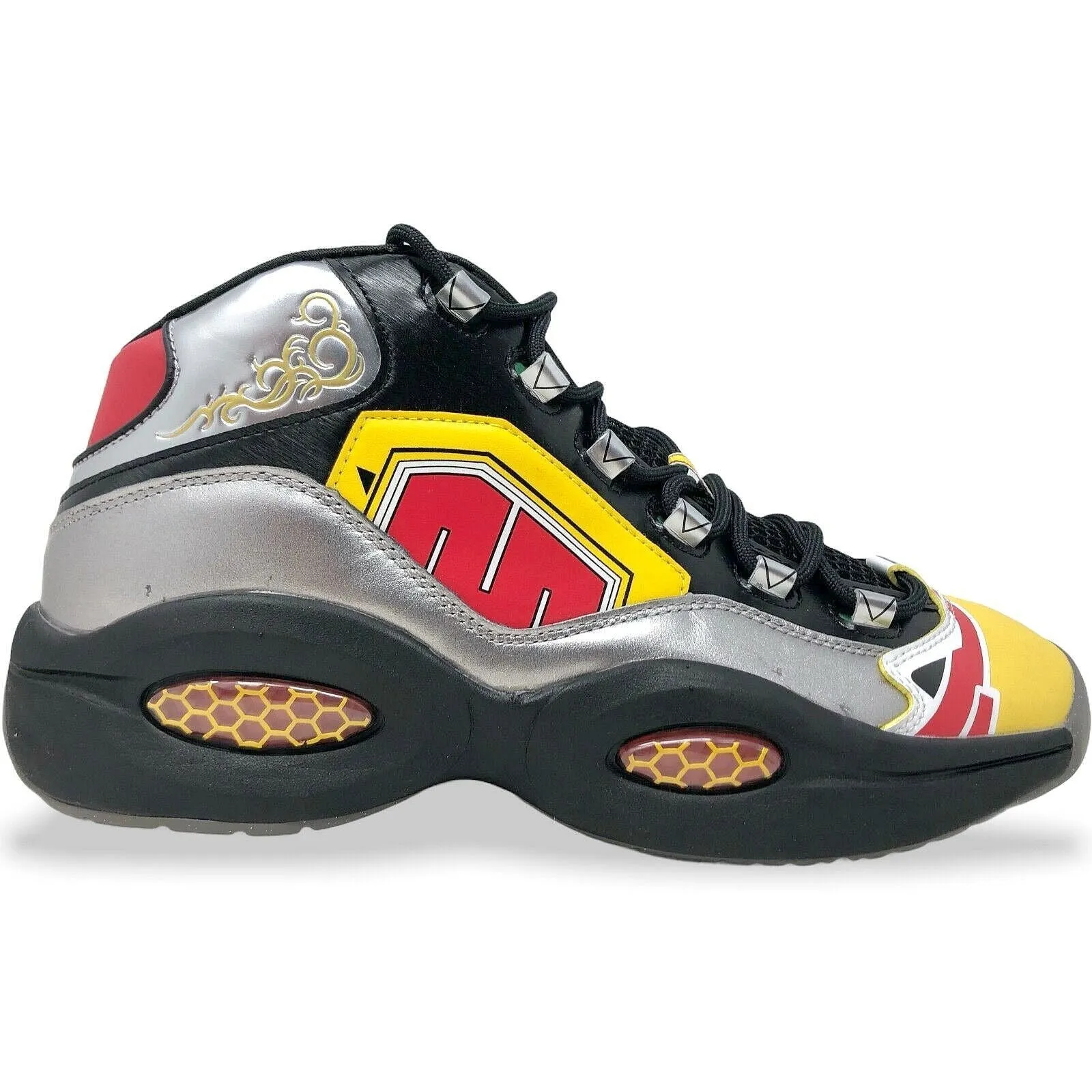 Reebok Power Rangers Question Mid Megazord Men's Basketball Shoes GY0590 Iverson