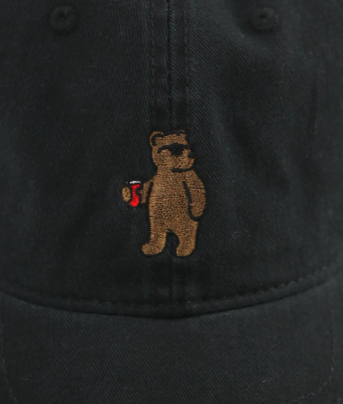 Riot Bear Embroidered Dad Hat