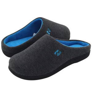 RockDove Men's Original Two-Tone Memory Foam Fashion Slippers Size 7-8