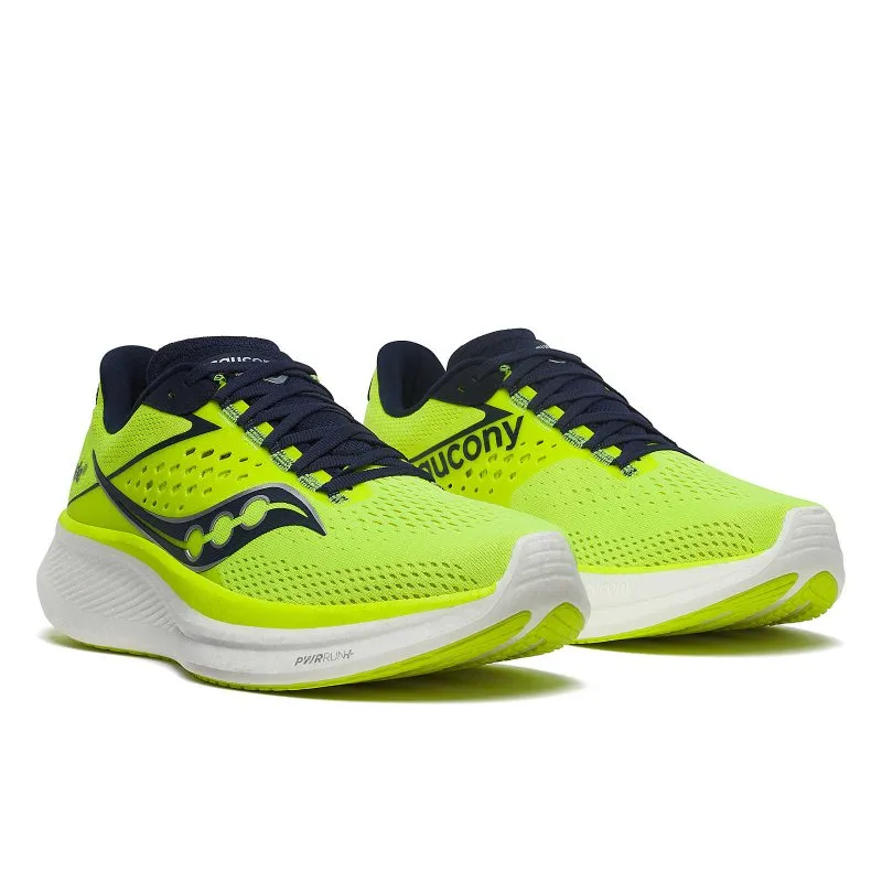 Saucony Men's Ride 17 - Citron/Navy