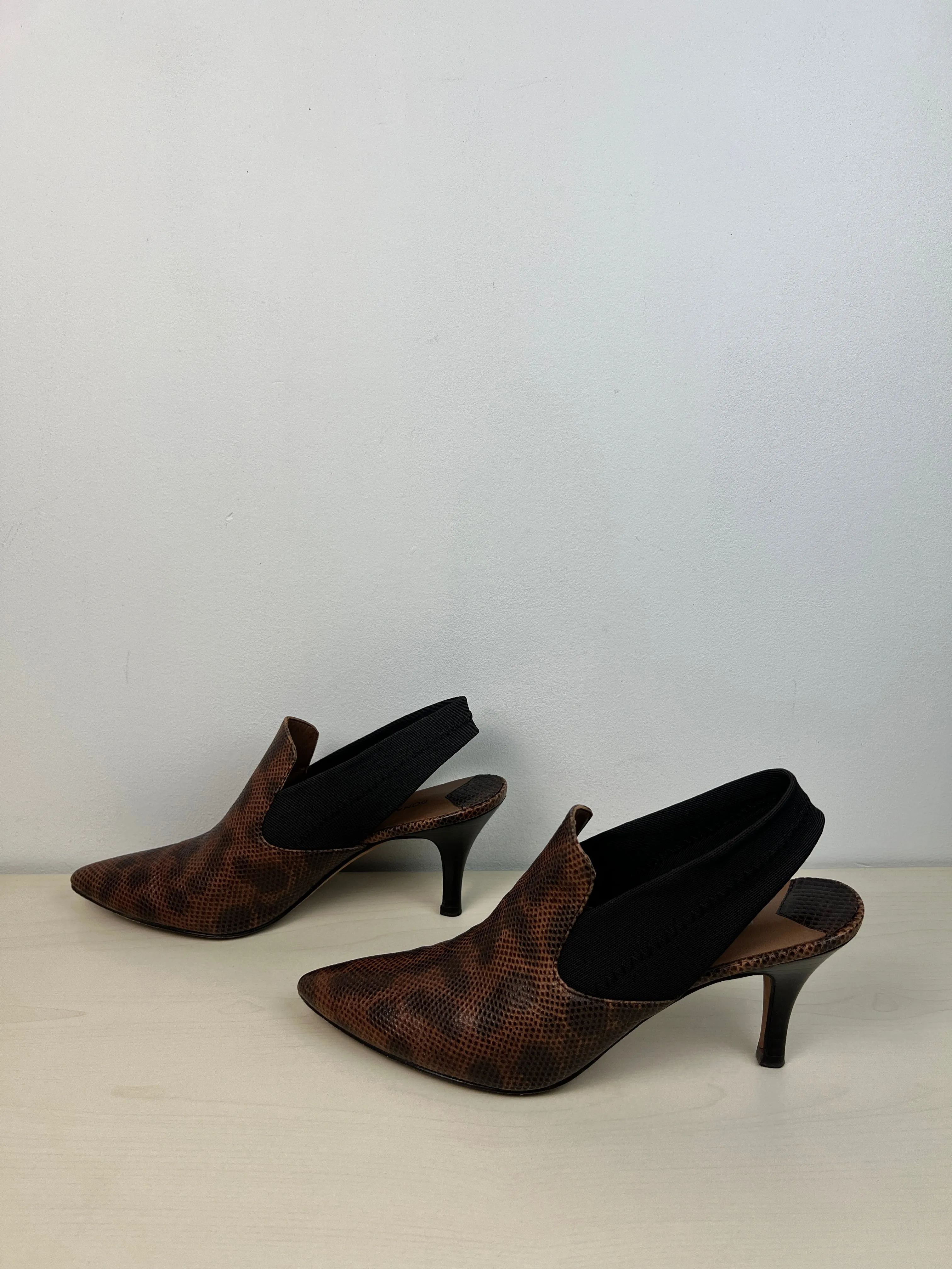 Shoes Heels Kitten By Donald Pliner In Brown, Size: 7.5