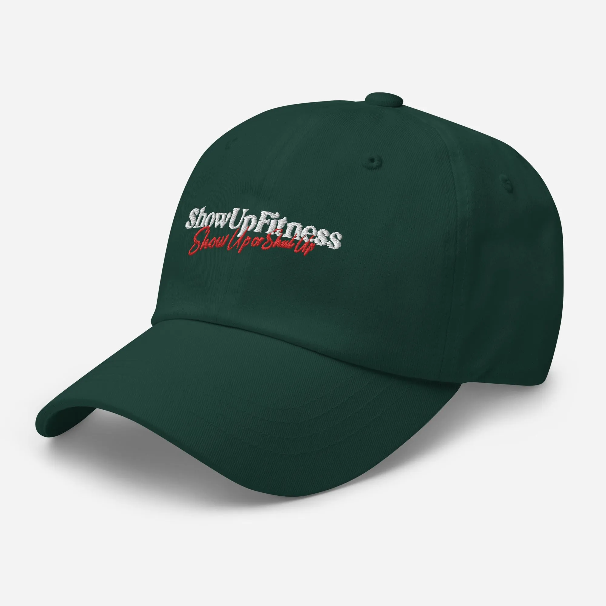 Show Up Fitness Dad Hat - Black - Spruce - Khaki