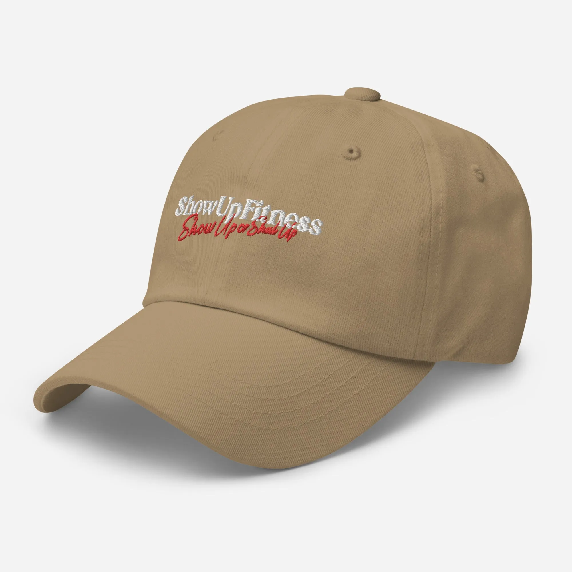 Show Up Fitness Dad Hat - Black - Spruce - Khaki