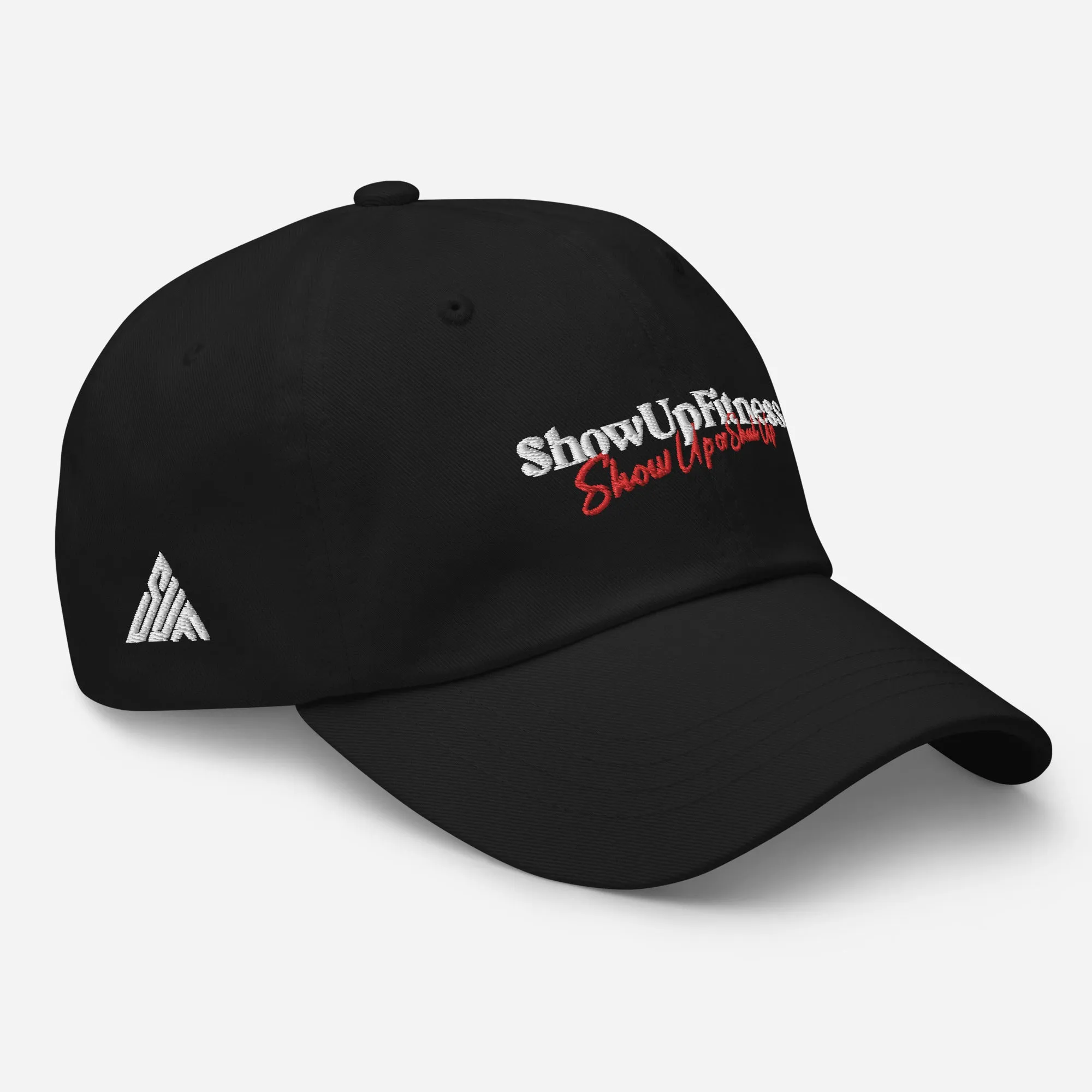 Show Up Fitness Dad Hat - Black - Spruce - Khaki