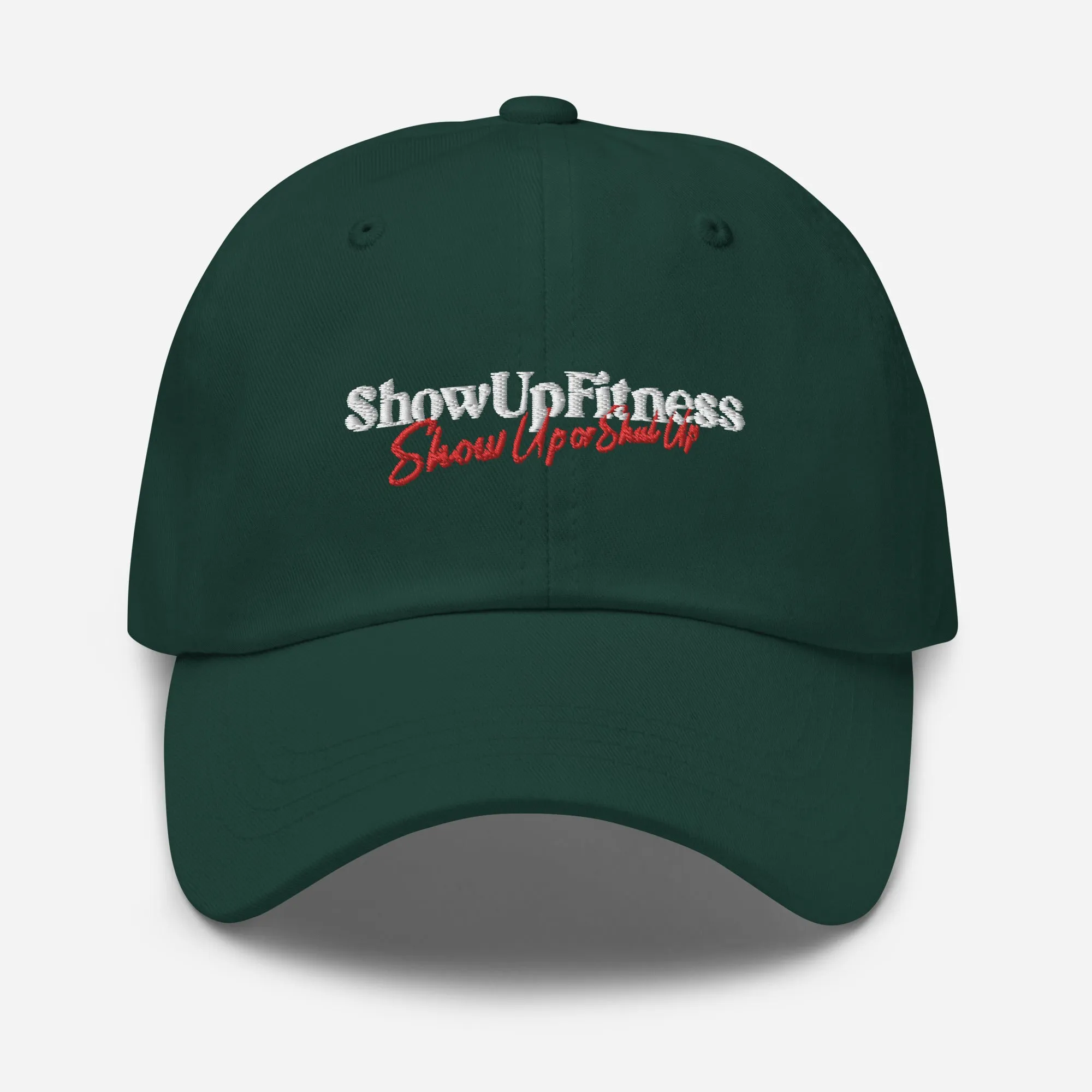 Show Up Fitness Dad Hat - Black - Spruce - Khaki