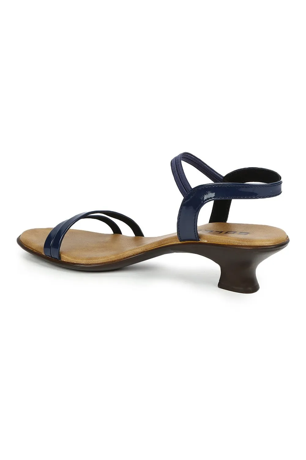 SOLES Trendy Blue Heels Sandals - Cool Elegance for Any Occasion