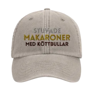 Stuvade makaroner med köttbullar - Vintagekeps