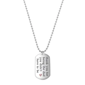 Tensity Stainless Steel 55cm Dog Tag Necklace