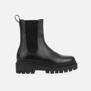 The Alpine Chelsea Boot Black Pebble