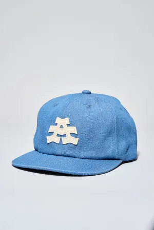 The Athletic Wavy A Denim Hat