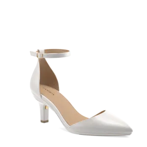 The D'Orsay - White Satin   Stiletto Heel Kit 3 White