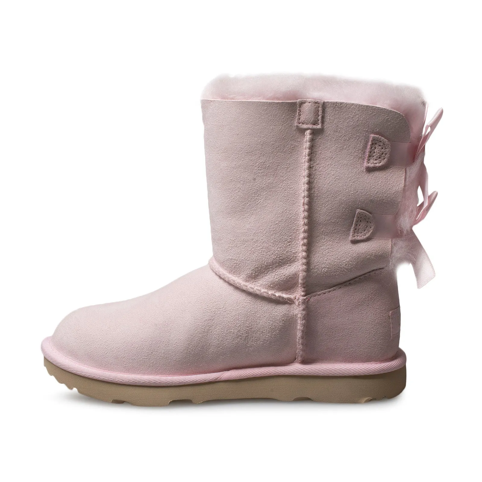 UGG Bailey Bow II Seashell Pink Boots - Youth