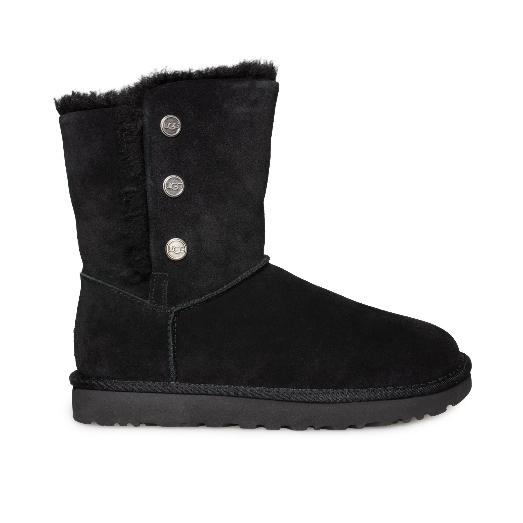 UGG Bailey Snaps Black Boots - Women's