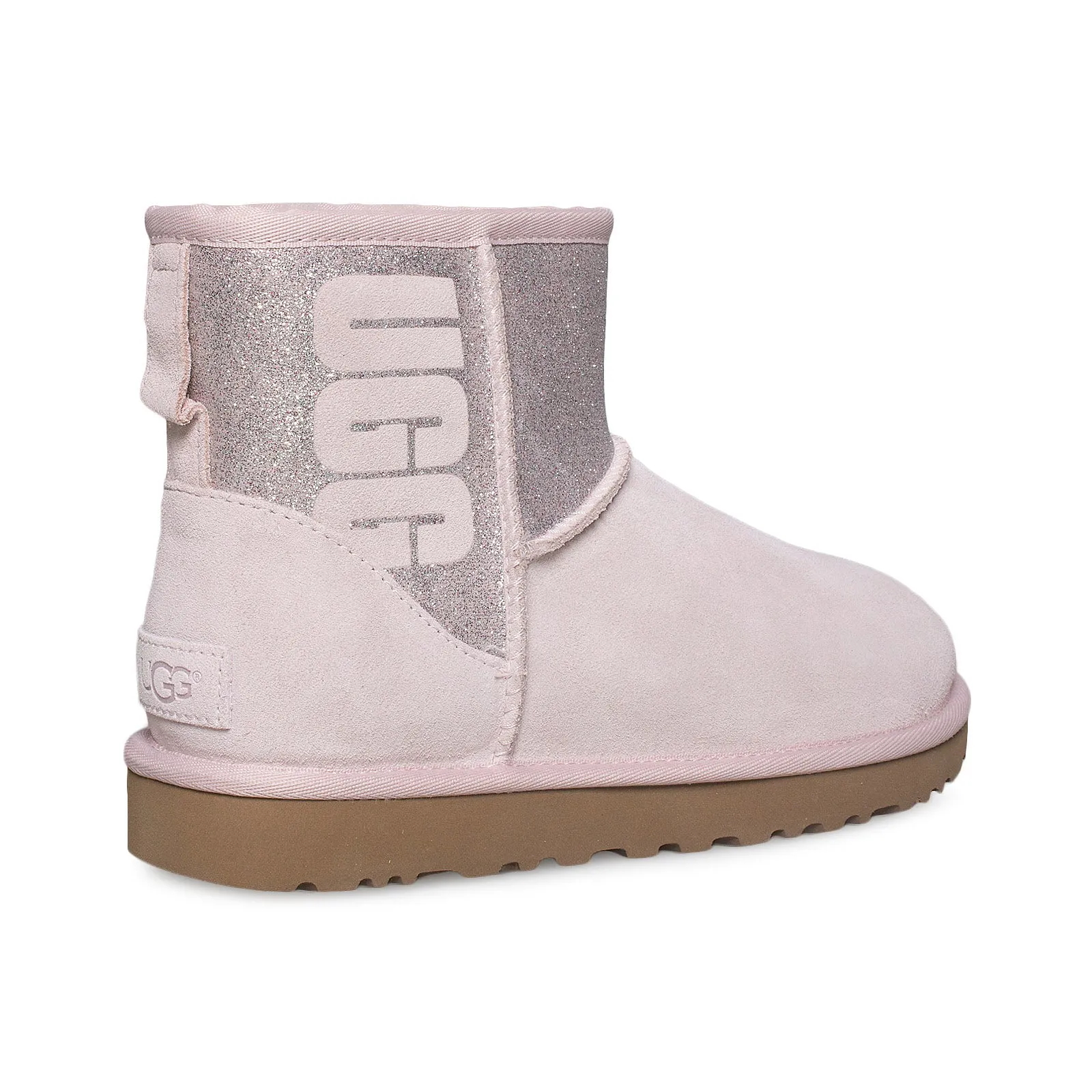 UGG Classic Mini UGG Sparkle Seashell Pink Boots - Women's