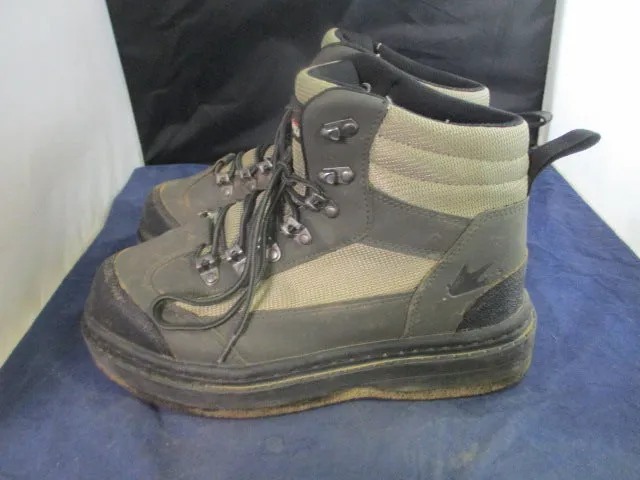 Used Frogg Toggs Hellbender Felt Wading Boots Adult Size 9