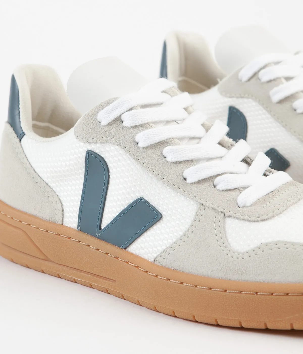 Veja Womens V-10 B-Mesh Shoes - White / California / Natural