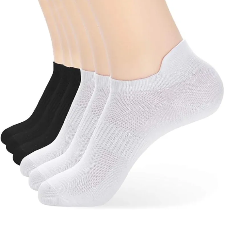 Women Everyday Short Length Mesh Design Socks Combo