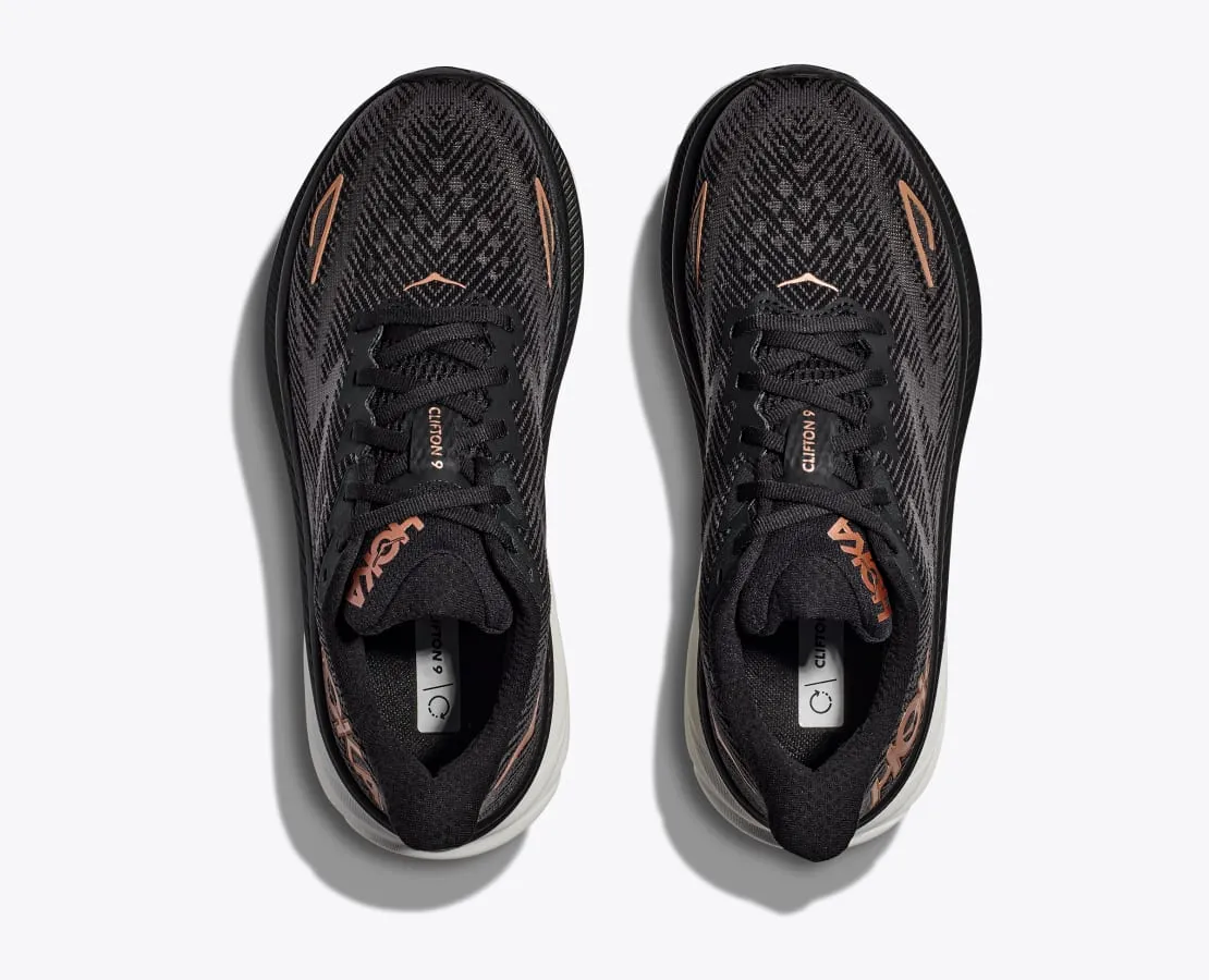 WOMEN'S CLIFTON 9 - BLACK/COPPER