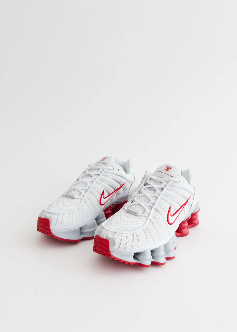 Women's Shox TL 'Platinum Tint Gym Red' Sneakers