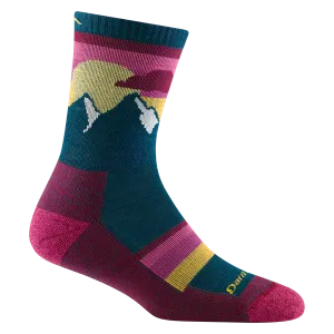 Women's Sunset Ledge Micro Crew Lightweight Hiking Sock - Dark Teal