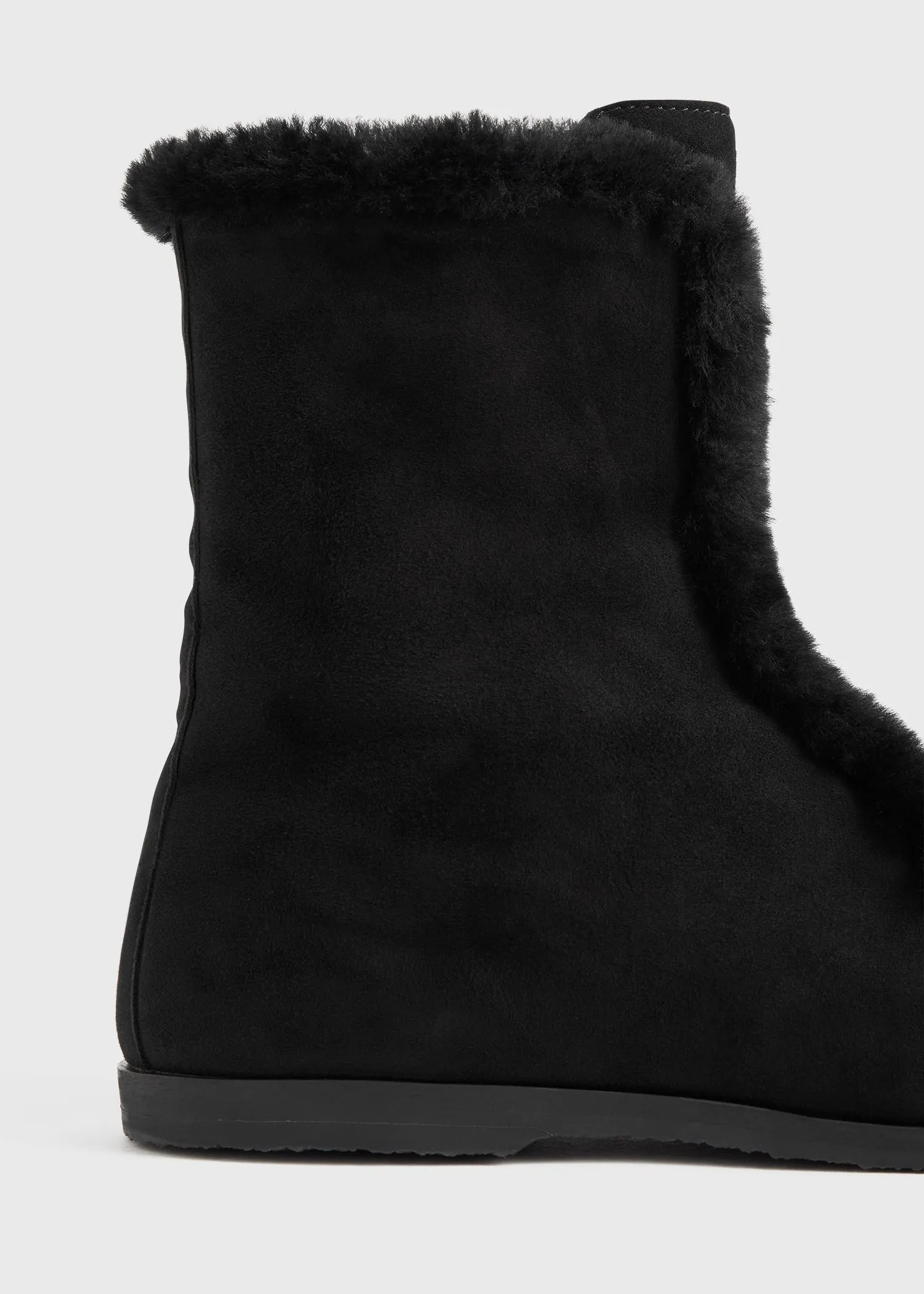 Zipped winter boots black